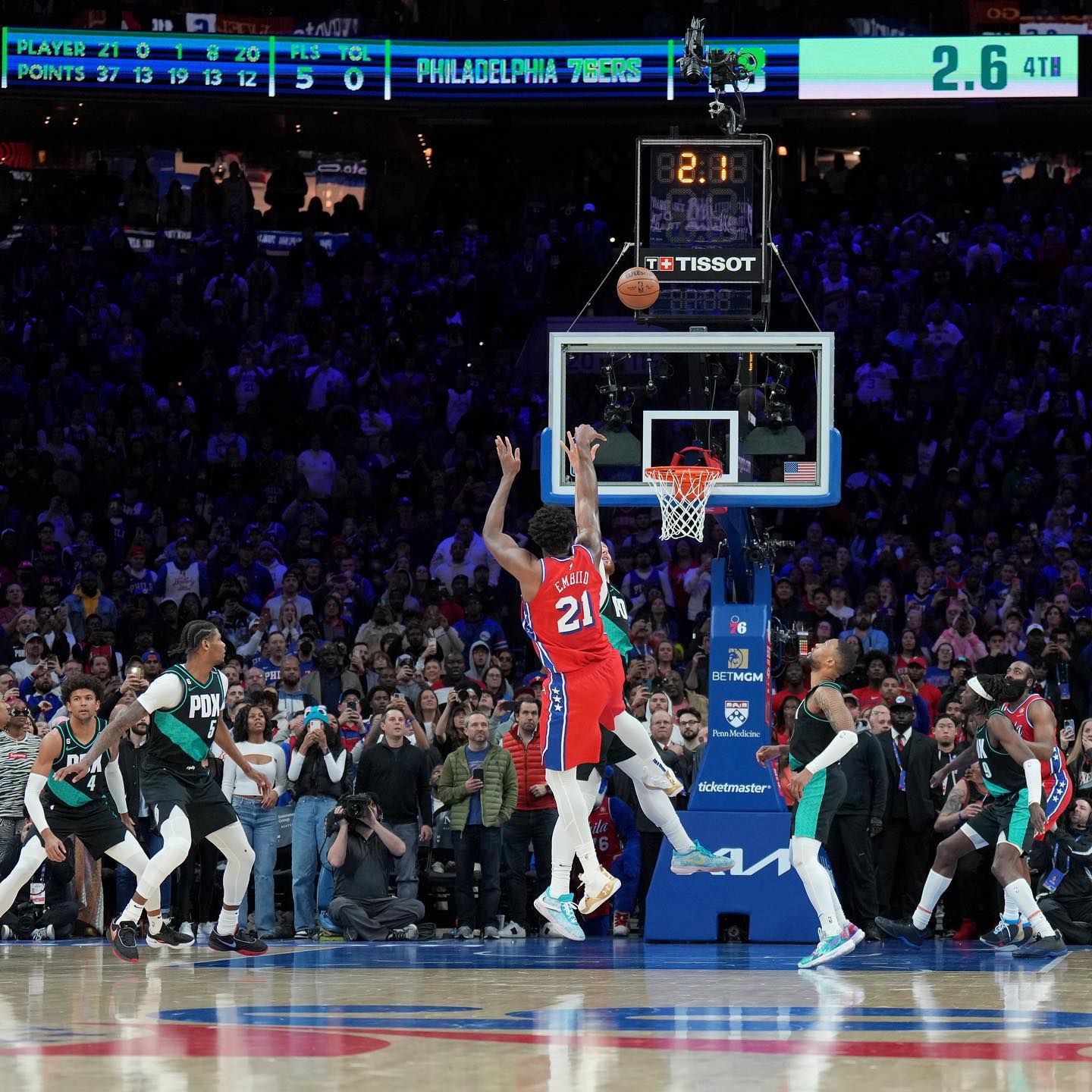 山西队绝杀热火，恩比德扛起全队